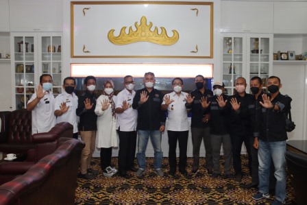 Foto, Forum Media Metro, Lakukan Audiensi dengan Walikota Metro