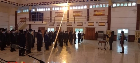 Foto, Bupati Dawam Rahardjo Melantik Sekaligus Mengambil Sumpah 32 Orang Pejabat Administrator dan 89 Orang Pejabat Pengawas